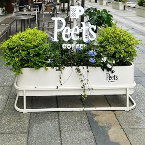 Cutii De Flori Din Fier Pentru Exterior, Rezistente La Rugină, Jardiniere Pentru Cafenele Pe Străzi Comerciale, Zone De Relaxare Cu Garduri De Separare, Cutii De Plantare Personalizate.  |   Cutie De Flori Cutie De Flori Cutie De Flori