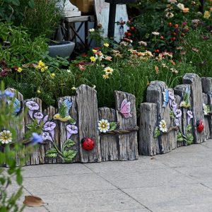 Gard De Grădină Din Lemn Artificial, Gard De Curte, Gard De Grădină Mare Pentru Exterior, Vilă, Școală, Grădină De Legume, Gard Decorativ.  |   Gard De Nuiele Gard De Nuiele Gard De Nuiele