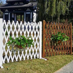 Garduri Din Lemn Tratat Împotriva Coroziunii Pentru Exterior, Garduri Din Lemn Carbonizat, Suporturi Pentru Plante Cățărătoare, Decorațiuni Interioare, Balustrade De Stil Rustic, Extensibile.  |   Gard De Nuiele Gard De Nuiele Gard De Nuiele